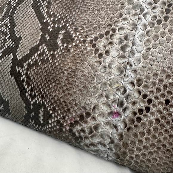 Python Shoulder Bag — Greyish Blue - Picture 5 of 7